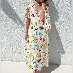 Lisa Says Gah Grace Dress Tapas Ivory Sz L